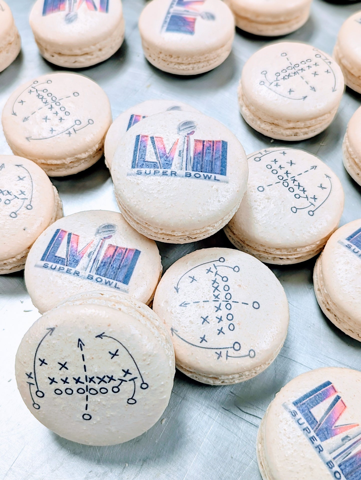 Superbowl French Macarons